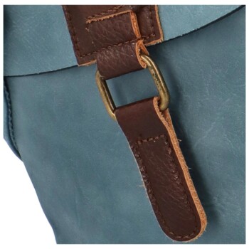 Dámska crossbody kabelka džínsovo modrá - Paolo bags Oresta 