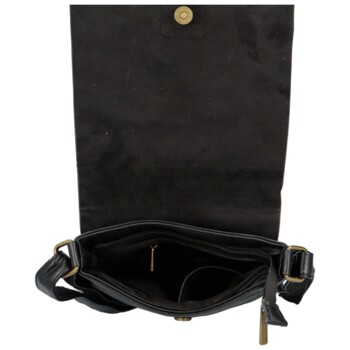 Dámska crossbody kabelka čierna - Paolo bags Siwon