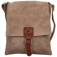 Dámska crossbody kabelka svetlo hnedá - Paolo bags Siwon