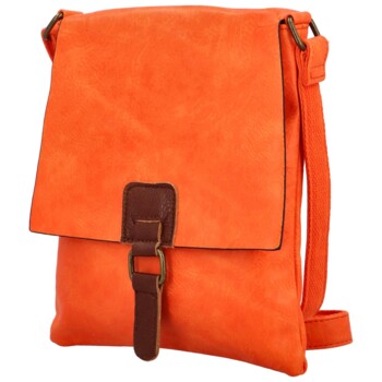 Dámska crossbody kabelka oranžová - Paolo bags Siwon