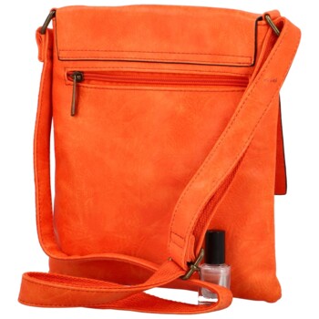 Dámska crossbody kabelka oranžová - Paolo bags Siwon