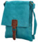 Dámska crossbody kabelka tyrkysová - Paolo bags Siwon