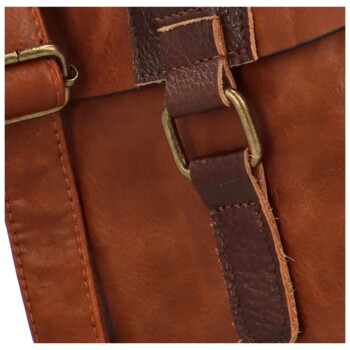 Dámska crossbody kabelka hnedá - Paolo bags Oresta 