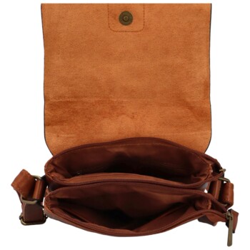 Dámska crossbody kabelka hnedá - Paolo bags Oresta 