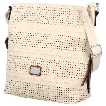 Dámska crossbody kabelka krémová - Firenze Erchisa