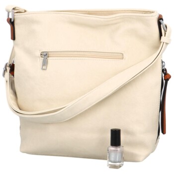 Dámska crossbody kabelka krémová - Firenze Erchisa