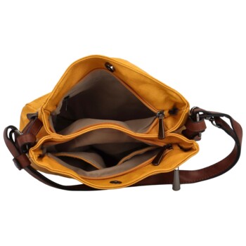 Dámska crossbody kabelka žltá - Coveri Maleah
