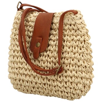 Dámska crossbody kabelka béžová - Firenze Falci