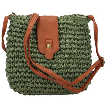 Dámska crossbody kabelka zelená - Firenze Falci