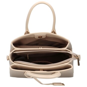 Dámska kabelka do ruky krémová - David Jones Seanah 