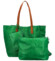 Dámska kabelka na rameno 2v1 zelená - Herisson Maggie