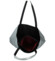 Dámska kabelka na rameno 2v1 strieborno/čierna - Herisson Hilaria