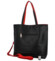 Dámska kabelka na rameno 2v1 čierno/červená - Herisson Hilaria