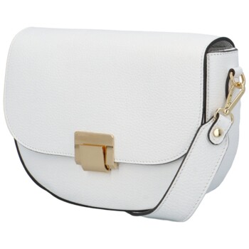 Dámska kožená crossbody kabelka biela - Delami Jarrah