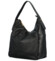 Dámska kožená kabelka na rameno čierna - Delami Lilou