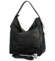Dámska kožená kabelka na rameno čierna - Delami Lilou
