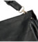 Dámska kožená kabelka na rameno čierna - Delami Eligie