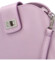 Dámska kožená crossbody kabelka fialová - Delami Brokyllon
