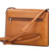 Dámska kožená crossbody kabelka koňaková - Delami Walli