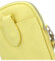 Dámska kožená crossbody kabelka žltá - Delami Charissa