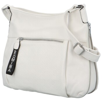 Dámska crossbody kabelka biela - Romina & Co Bags Dolma