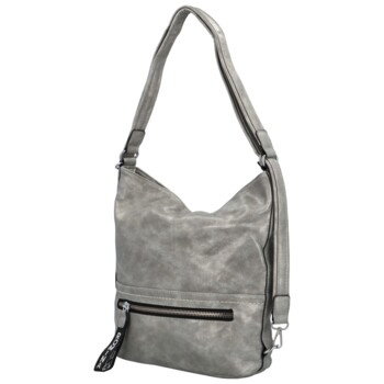Dámsky kabelko-batoh strieborný - Romina & Co Bags Wolfe