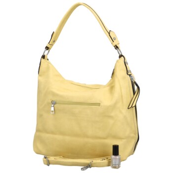 Dámska kabelka cez plece svetložltá - Romina & Co Bags Elianora