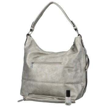 Dámska kabelka cez plece strieborná - Romina & Co Bags Elianora