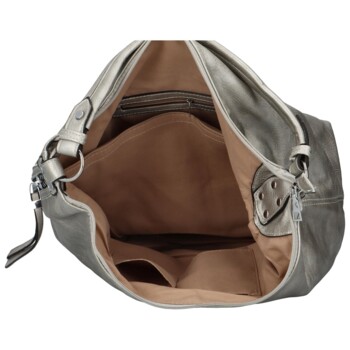 Dámska kabelka cez plece strieborná - Romina & Co Bags Elianora