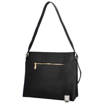Dámska crossbody kabelka čierna - DIANA & CO Cementiah