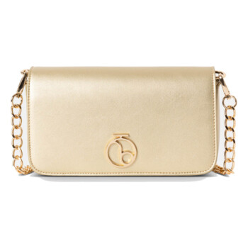 Dámska crossbody kabelka zlatá - Nobo Fridia