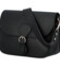 Dámska kožená crossbody kabelka čierna - Delami Wextra