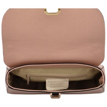 Dámska kožená crossbody staroružová - Delami Kamryn