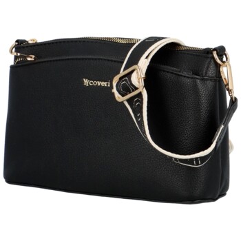 Dámska crossbody kabelka čierna - Coveri Doriana