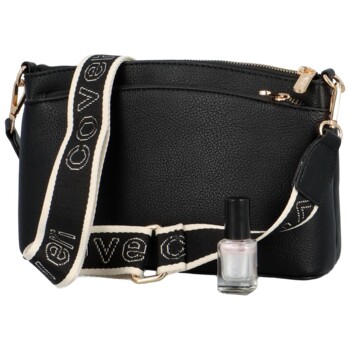 Dámska crossbody kabelka čierna - Coveri Doriana