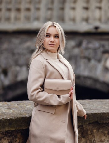 Dámska crossbody kabelka béžová - Vuch Moana Beige