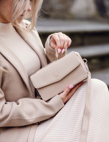 Dámska crossbody kabelka béžová - Vuch Moana Beige