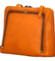 Dámska kožená crossbody kabelka oranžová - Katana Elenka