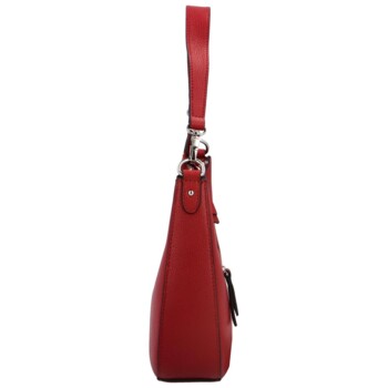 Dámska kožená crossbody kabelka červená - Katana Cloenta 