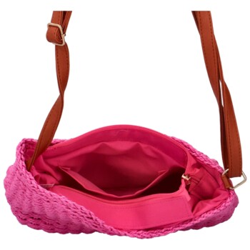 Dámska crossbody kabelka fuchsiová - Firenze Nellis