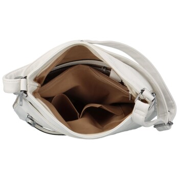 Dámska crossbody kabelka biela - Firenze Grete