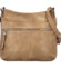 Dámska crossbody kabelka tmavo béžová - Firenze Grete