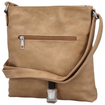 Dámska crossbody kabelka tmavo béžová - Romina & Co Bags Garetha
