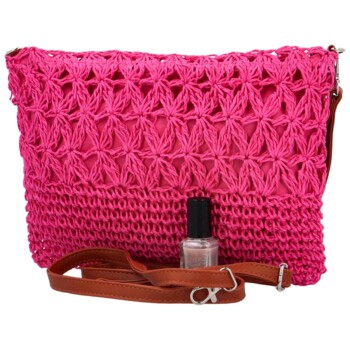 Dámska crossbody kabelka fuchsiová - Firenze Quari