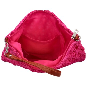 Dámska crossbody kabelka fuchsiová - Firenze Quari
