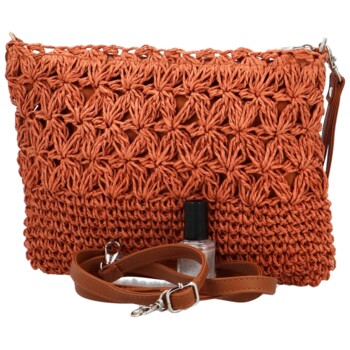 Dámska crossbody kabelka tehlovo červená - Firenze Quari