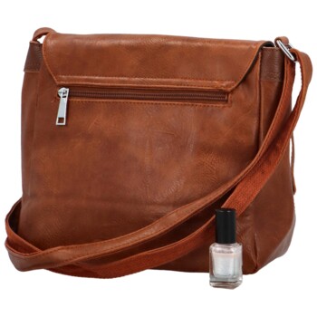 Dámska crossbody kabelka hnedá - Firenze Ceryss