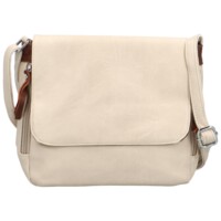 Dámska crossbody kabelka krémová - Firenze Ceryss