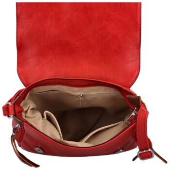 Dámska crossbody kabelka červená - Firenze Ceryss