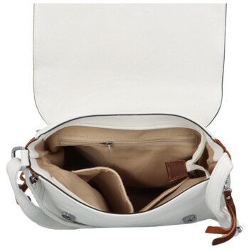 Dámska crossbody kabelka biela - Firenze Ceryss